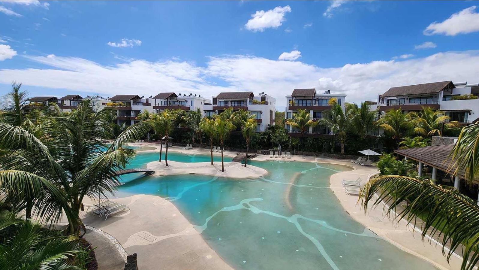 Appartement Le Dauphin Du Lagon Bleu - Plages De Mont Choisy Et De Trou Aux Biches Grand Baie Extérieur photo