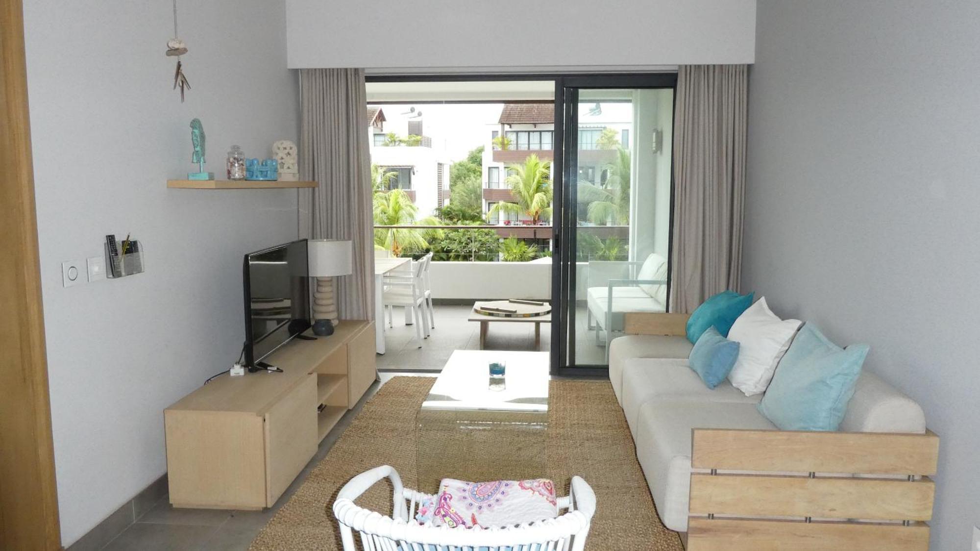 Appartement Le Dauphin Du Lagon Bleu - Plages De Mont Choisy Et De Trou Aux Biches Grand Baie Extérieur photo
