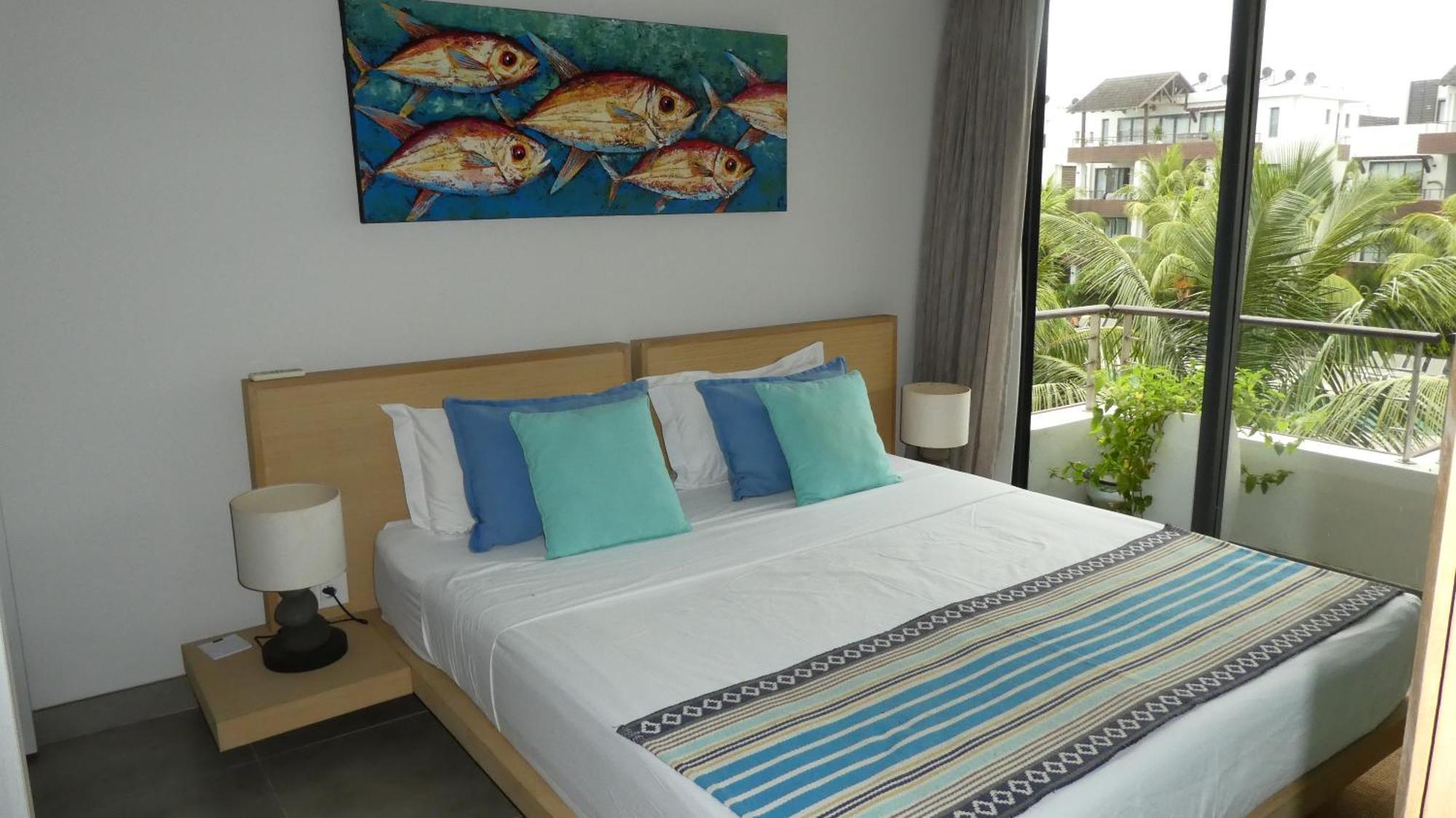 Appartement Le Dauphin Du Lagon Bleu - Plages De Mont Choisy Et De Trou Aux Biches Grand Baie Extérieur photo